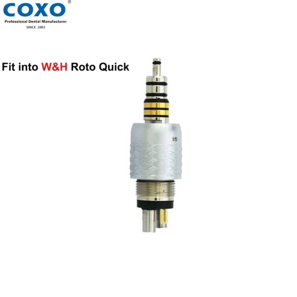 Dental Tools Dentist 6 Hole Fiber Optic LED Coupler 2/4/6 Pin Quick Coupling Fit KAVO NSK W&H QD-J Type Quick Coupling - Image 5