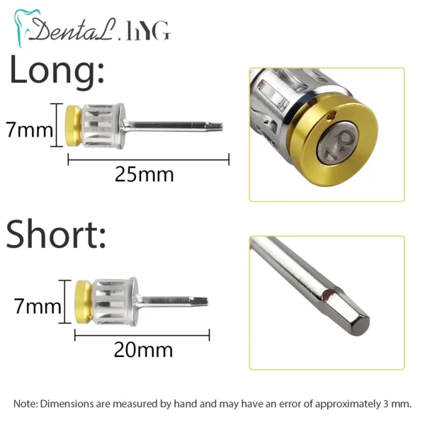 Strumenti per cacciaviti di alta qualità chiave dinamometrica per impianto dentale cricchetto 10-70NCM con driver e Kit chiave - Image 5
