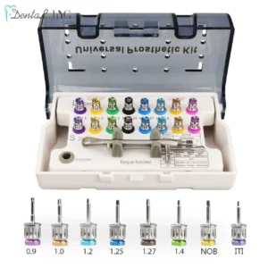 Strumenti per cacciaviti di alta qualità chiave dinamometrica per impianto dentale cricchetto 10-70NCM con driver e Kit chiave