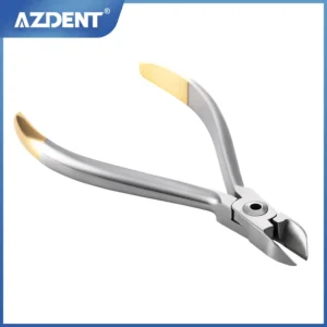 AZDENT Pinza da taglio per filo sottile dentale Pinza per dentista Taglierina per filamenti in filo di acciaio inossidabile Strumenti ortodontici